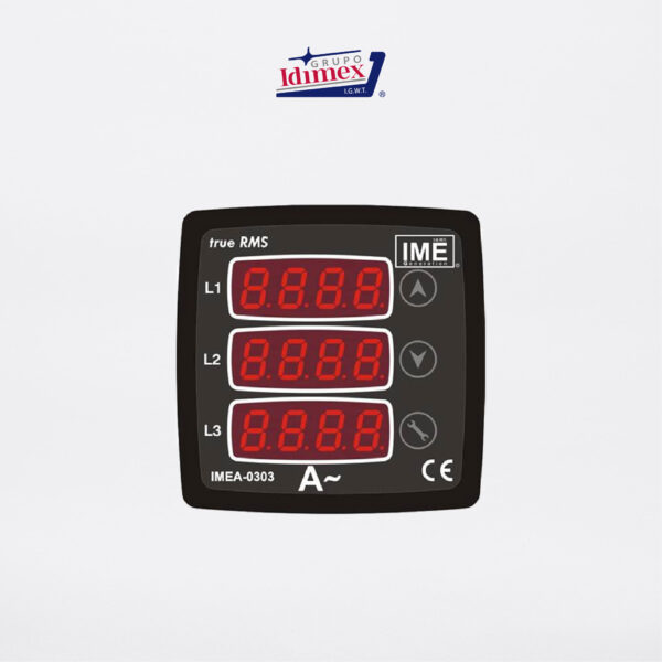 Amperímetro Digital IMEA 0303 de 72 x 72 mm Amperímetro Digital IMEA 0303 de 72 x 72 mm